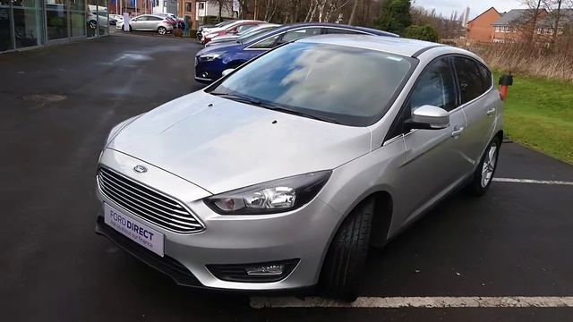 Used Ford Focus 1.5 TDCi 120 Zetec 5dr Moondust silver 2016 смотреть онлайн
