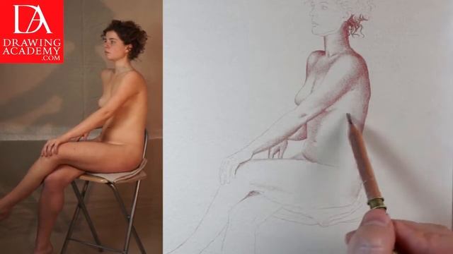 Life Model Drawing presented by Drawing Academy .com 38-2 смотреть онлайн