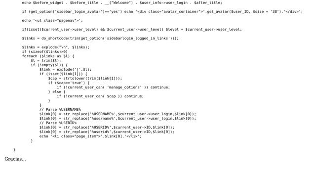 Wordpress: Sidebar login: How do I get the username to show after "Welcome"? смотреть онлайн
