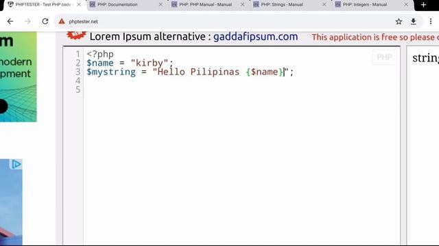 Basic PHP Data Types part 1 - Strings (in Filipino) смотреть онлайн