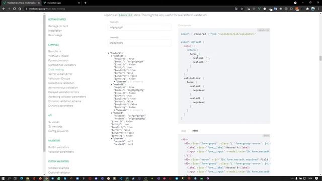 Vuejs Vuealidate смотреть онлайн