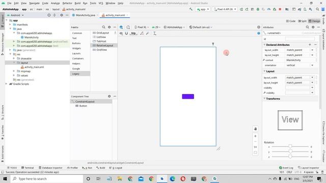 Types Of Layouts in Android Studio Hindi 2021 | #LinearLayout #ConstrainLayout #FrameLayout смотреть онлайн