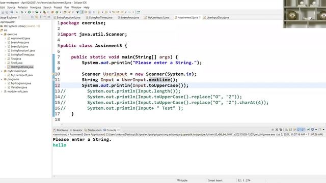Java String Function смотреть онлайн