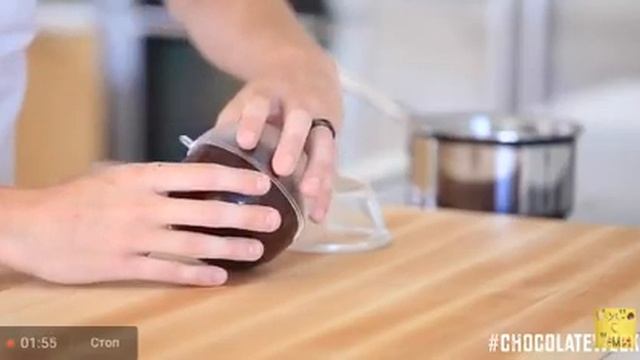 Сладкий шоколадный шар! Как приготовить? смотреть онлайн