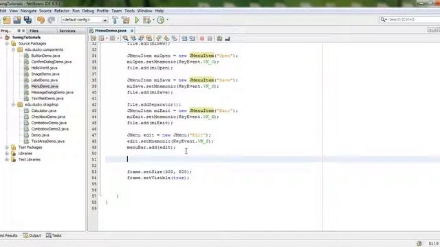 Java Swing 24: Menu 2 смотреть онлайн