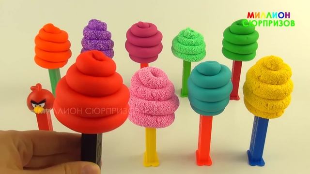 Лепим цифры из шарикового пластилина от 1 до 10 Учимся считать с печеньками для детей Компиляция