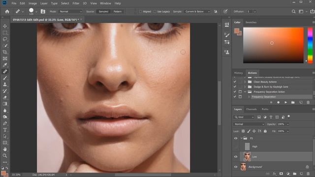 Dodge & Burn VS Frequency Separation || What Should You Use for Beauty Photography? смотреть онлайн