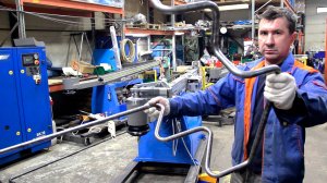 Трубогиб дорновый ЧПУ. 10 гибов на одной детали.