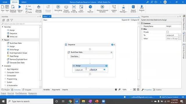 Uipath Remove Duplicate Rows Column Name смотреть онлайн