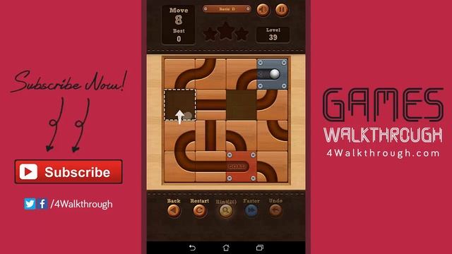 Roll the Ball | Basic D Pack - Level 39 | 3 Stars смотреть онлайн