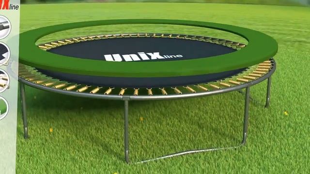 Батут Unix Line Classic Inside 6ft, 8ft, 10ft, 12ft, 14ft. Обзор смотреть онлайн