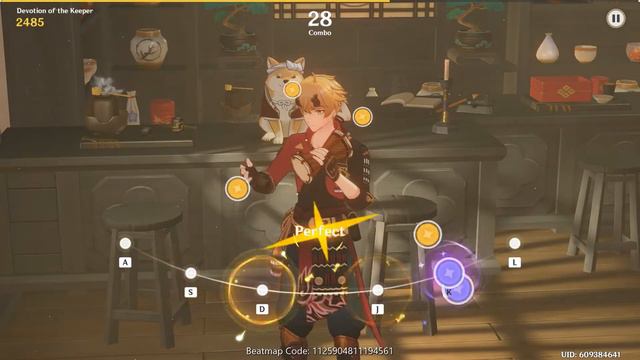 Drumalong Custom Beatmap Rush | All songs custom mapped | [Genshin Drum Event] смотреть онлайн