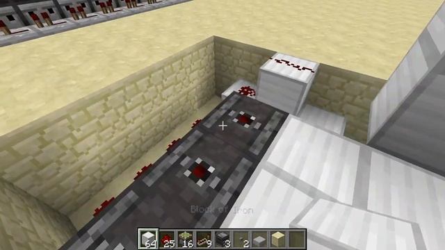 3x2 Flush Piston Door Minecraft 1.12.2 Tutorial смотреть онлайн