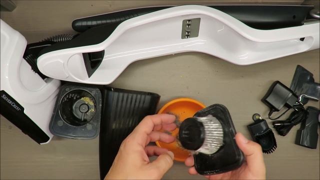 SilverCrest 2-in-1 Rechargable Cordless Vacuum Cleaner SHSS 16 A1 REVIEW (Lidl 14.4V 90W 2200mAh) смотреть онлайн
