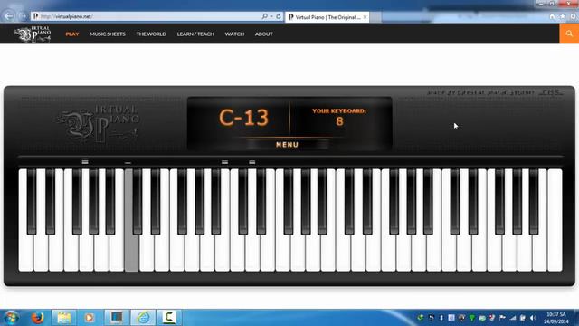 Virtual Piano - If We Hold On Together (sheet) смотреть онлайн