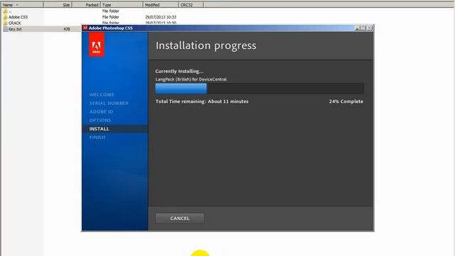 CARA INSTAL PHOTOSHOP CS5 смотреть онлайн