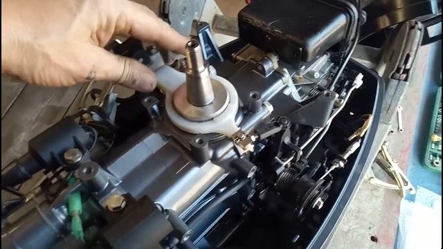 Установка электрического стартера с Yamaha 9.9 FMHS на мой Sea Pro OTH 9.9.mp4