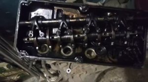 Замена сальников клапанов на двигателе 4g13 без снятия ГБЦ