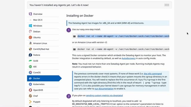 Integrate Datadog with Docker смотреть онлайн