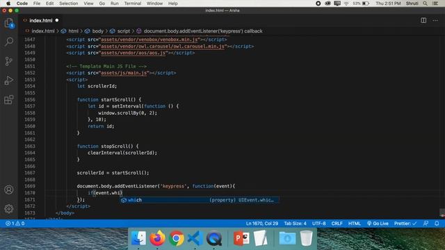 Auto Scroll your Web Page for Demo with Few Lines of JavaScript смотреть онлайн