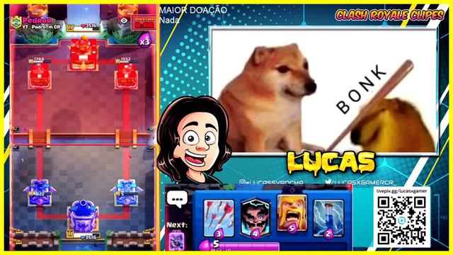 LUCASXGAMER VS PEDRO TM - PARTIDA NO TORNEIO E TOP GLOBAL - CLASH ROYALE смотреть онлайн