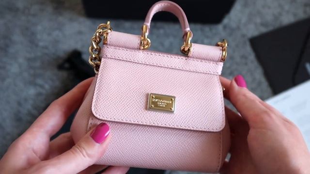 ASMR suomi - uusi laukku UNBOXING & ESITTELY - Dolce Gabbana Sicily Bag - Новая сумка распаковка смотреть онлайн