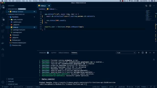 Firebase Cloud Function Tutorial - REST API Part 2 | Diligent Dev смотреть онлайн
