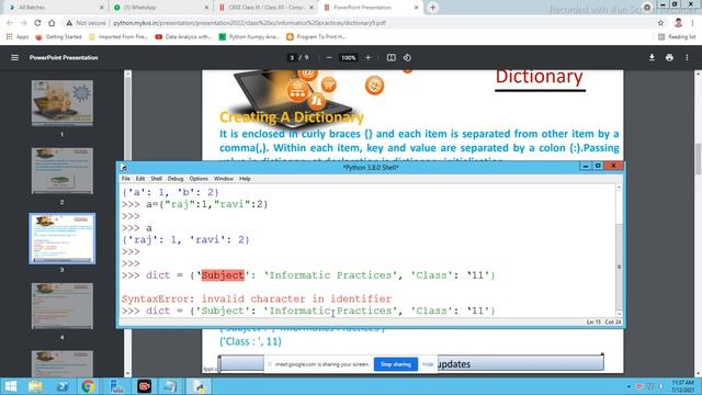 Class xi part-1 Dict смотреть онлайн