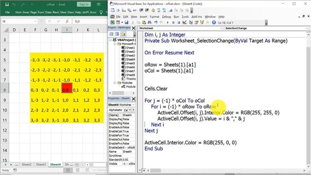 สอน Excel vba การใช้ function offset ทั้งใน Excel Worksheet และ VBA смотреть онлайн