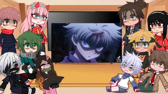 Anime Characters React | Killua Zoldyck | Part 4 | ~Lazy Chibi смотреть онлайн