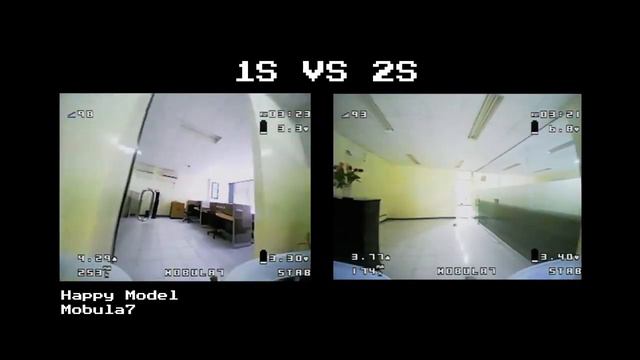 Mobula 7 1s & 2s Setup Indoor Flight Time [HD 60fps]