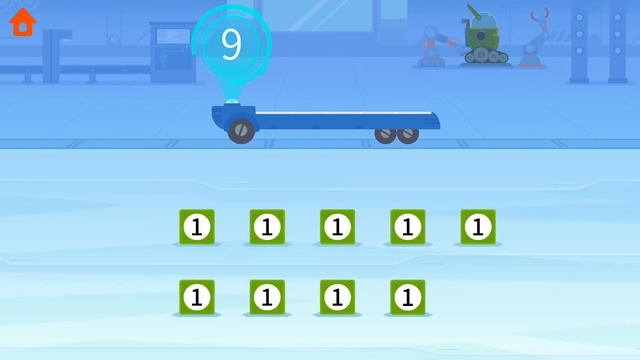 Dinosaur Math - Learn the numbers with a method of combining and splitting blocks | Yateland Games смотреть онлайн