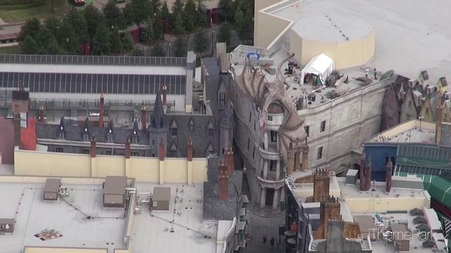 Diagon Alley Helicopter Tour The Wizarding World of Harry Potter Universal Orlando Resort смотреть онлайн