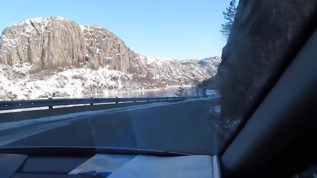 Норвегия изнутри. Видео из авто. 2 часть. смотреть онлайн