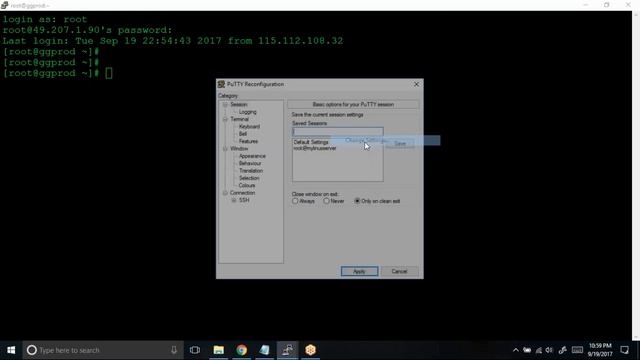 Change text color in putty смотреть онлайн
