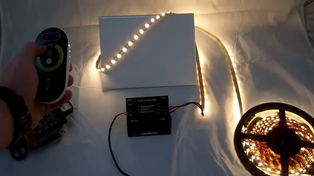 Adjustable White LED Strip Lights - Choose Between Warm and Bright white смотреть онлайн