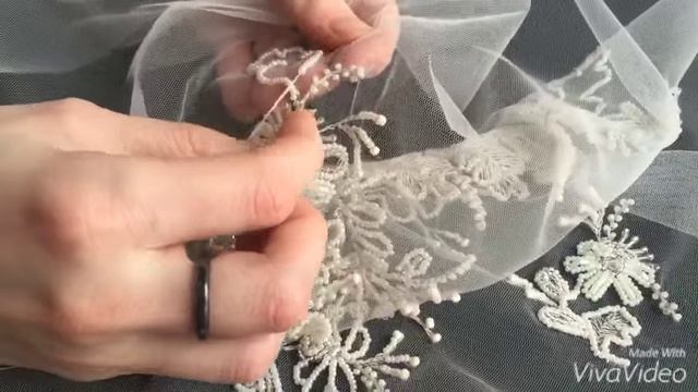 Вышивка на фатине смотреть онлайн