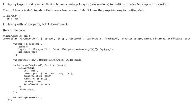 GIS: Realtime in Leaflet with Socket.io смотреть онлайн