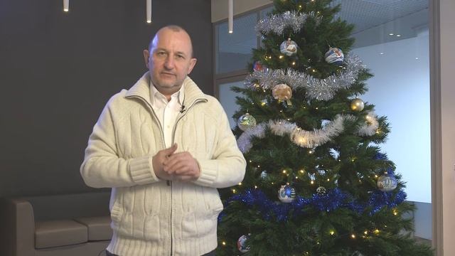 Генеральный директор НП ПСС Евгений Долин поздравляет с Новым годом! смотреть онлайн