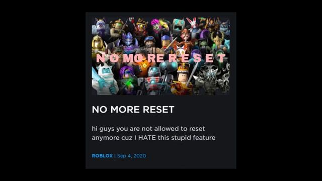 If You Couldn't Reset In ROBLOX смотреть онлайн