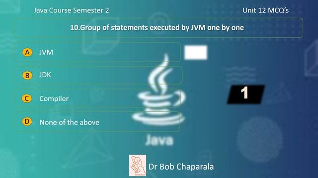 Java Course Semester 2 Unit 12 Mock Questions and answers смотреть онлайн