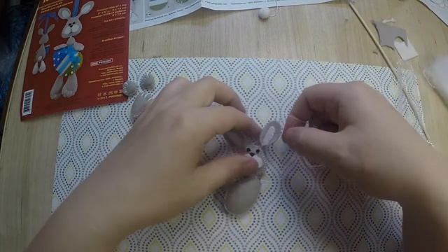Изготовление игрушки " Заяц". 2 часть. смотреть онлайн