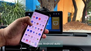 Car Portable Mobile Connected Screen, Wireless CarPlay, Wireless Android Auto