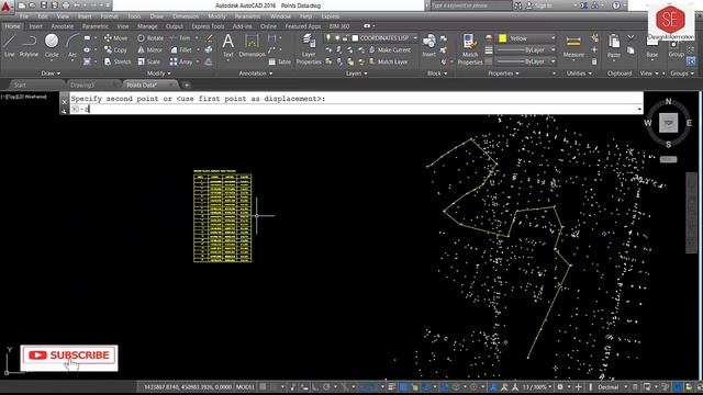 Coordinates Lisp Application for Auto CAD. смотреть онлайн