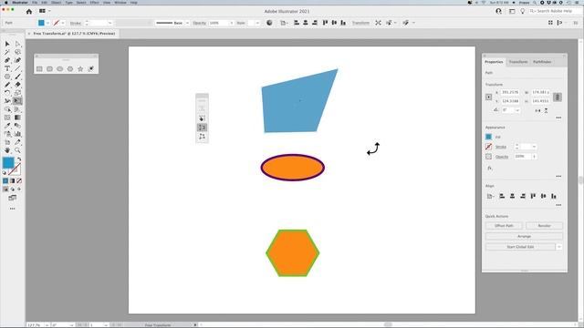Intro to Adobe Illustrator: Free Transform Tool смотреть онлайн