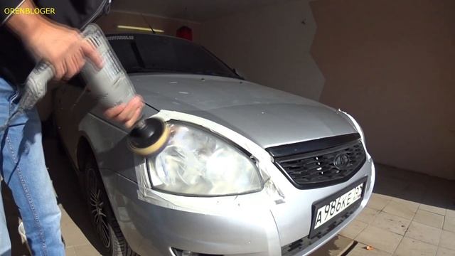 Полировка фар в домашних условиях. Касарь для подписчика. смотреть онлайн