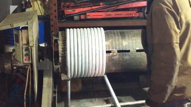 Изготовление. Спиральный нагреватель бассейна и купели на дровах