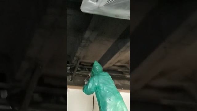 Покраска потолка безвоздушным компрессором. смотреть онлайн