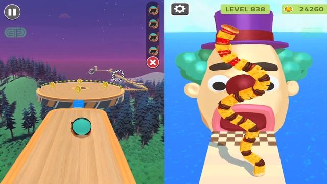 Sky Rolling Ball 3D Vs Sandwich Runner Games Mobile Speedrun Gameplay Walkthrough All Levels 355 смотреть онлайн