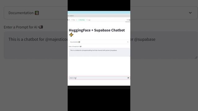 Supabase + HuggingFace Chatbot in 1 Minute ⚡ смотреть онлайн